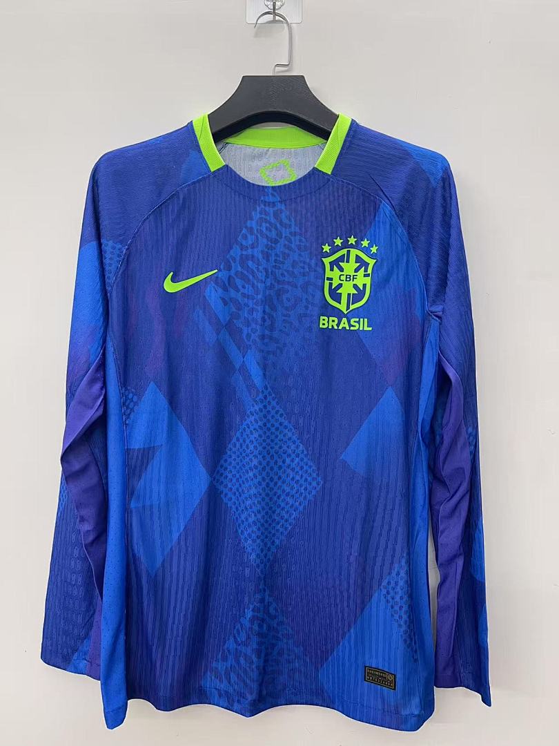 Brazil 25/26 Away Long Sleeve Player Version Football Shirt