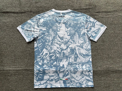 Italy 2024 White Anniversary Football Shirt