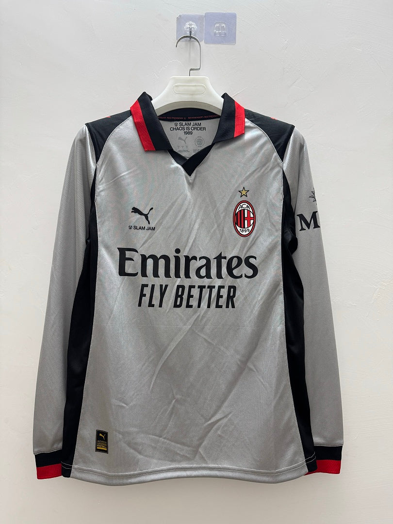AC Milan 26/27 Grey Long Sleeve Football Shirt