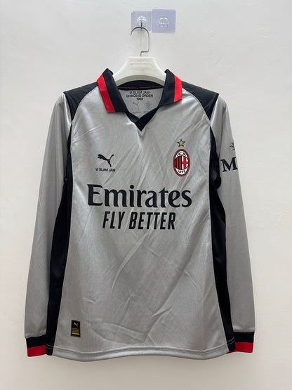 AC Milan 26/27 Grey Long Sleeve Football Shirt