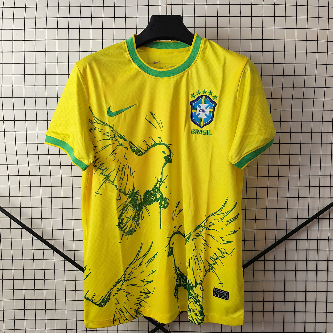 Brazil 23/24 Yellow Football Shirt