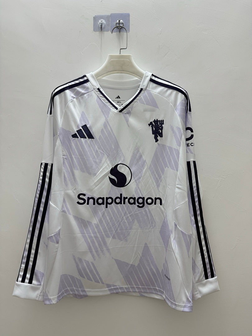 Manchester United 25/26 Away Long Sleeve Football Shirt