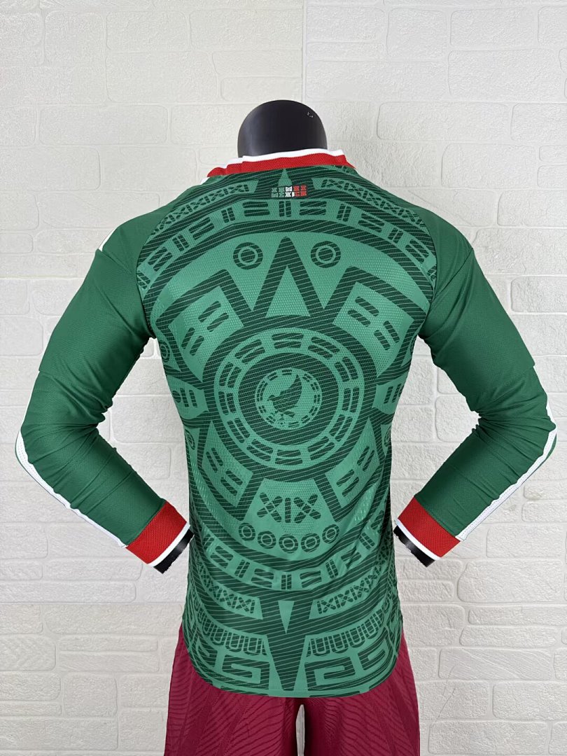 Mexico 26/27 Home Long Sleeve Player Version Football Shirt