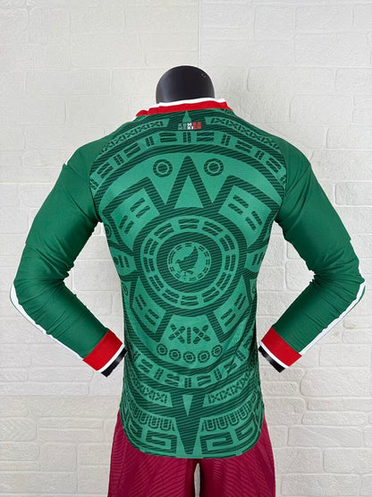 Mexico 26/27 Home Long Sleeve Player Version Football Shirt
