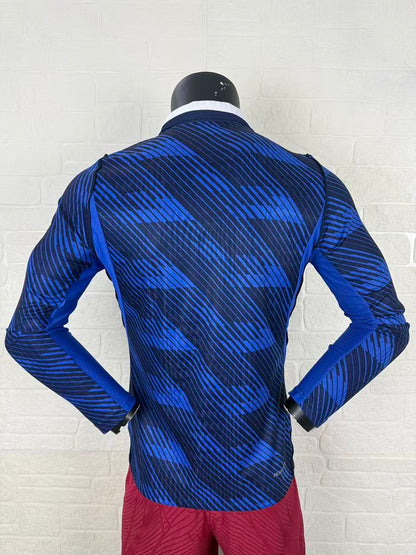 France 26/27 Home Long Sleeve Player Version Football Shirt