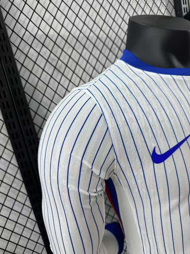France 2024 Away Long Sleeve Football Shirt