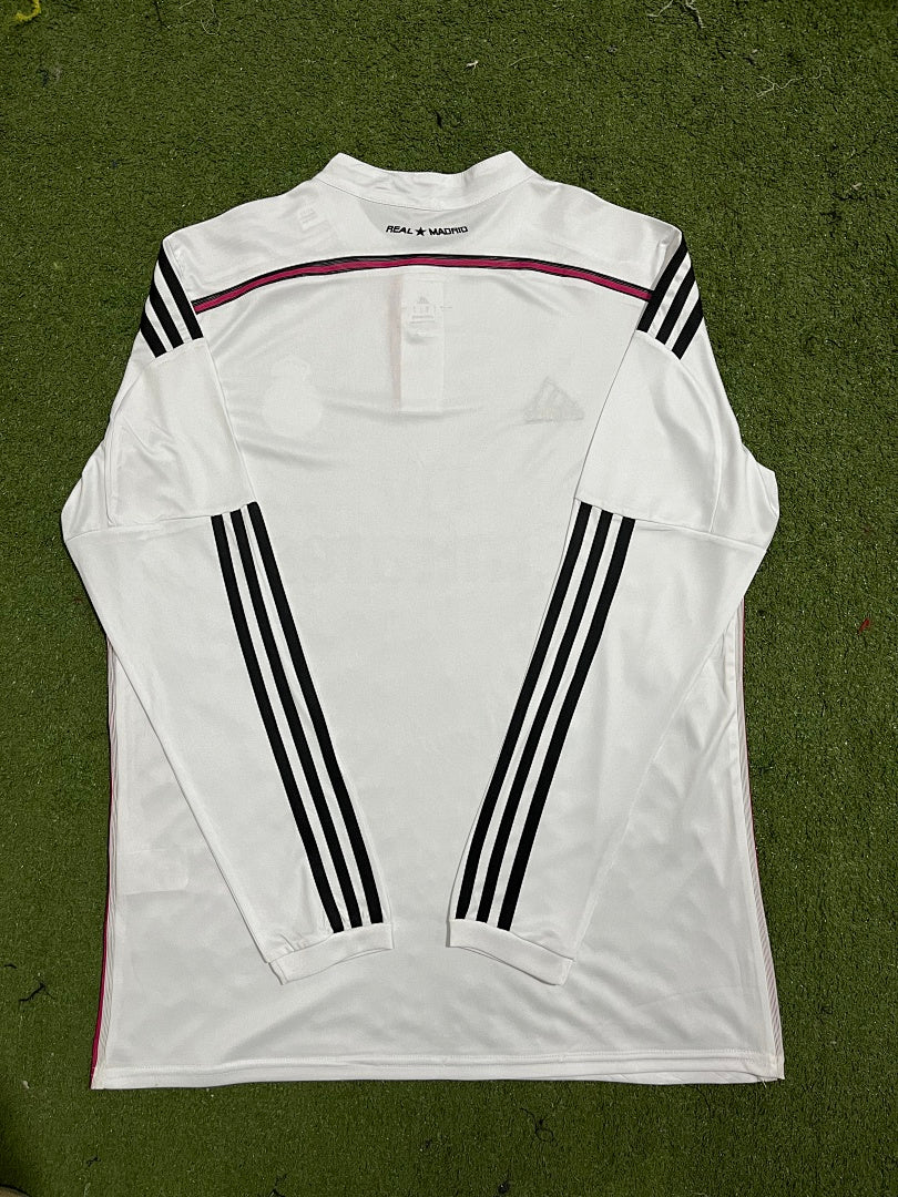 Real Madrid 14/15 Home Long Sleeve Football Shirt