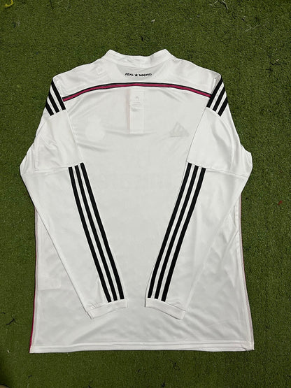 Real Madrid 14/15 Home Long Sleeve Football Shirt