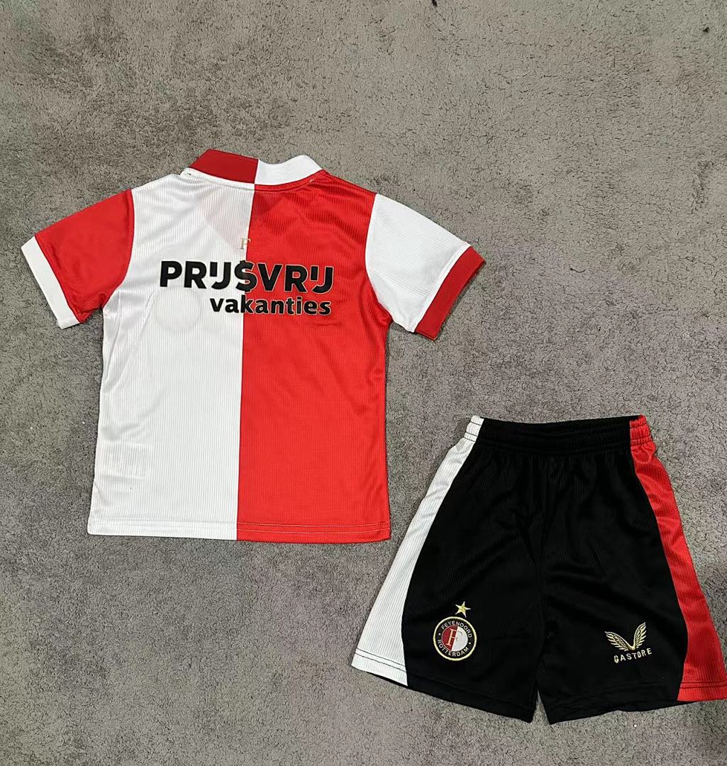 Kids Feyenoord 25/26 Home Football Shirt