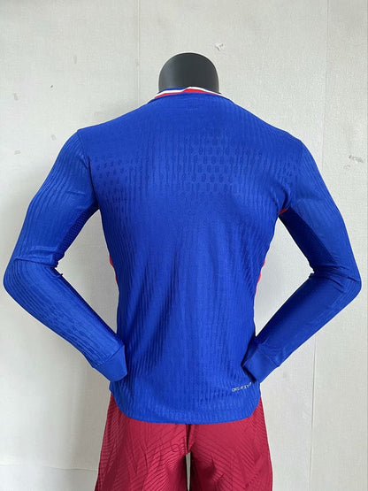 France 24/25 Home Long Sleeve Football Shirt