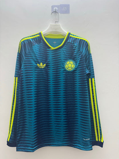 Colombia 26/27 Away Long Sleeve Football Shirt