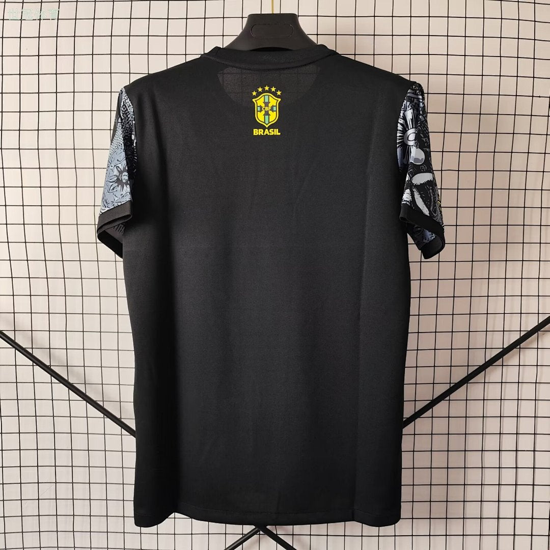 Brazil 24/25 Black Football Shirt