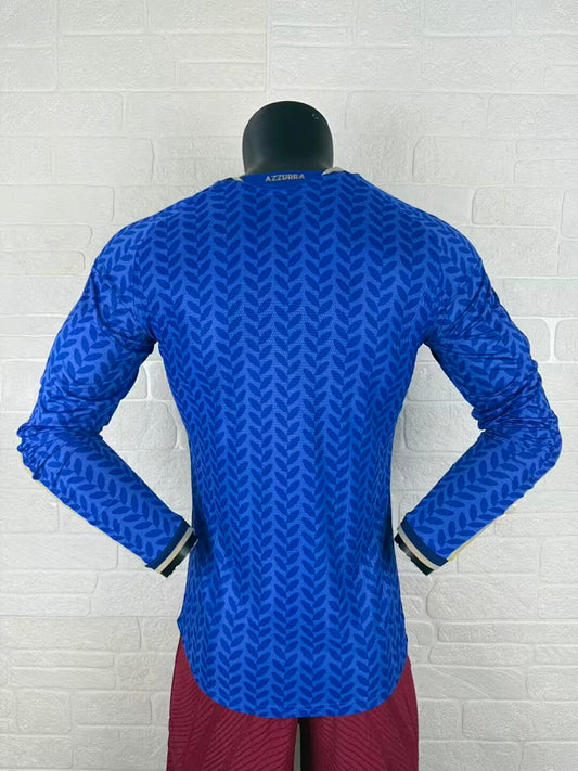 Italy 26/27 Home Long Sleeve Player Version Football Shirt
