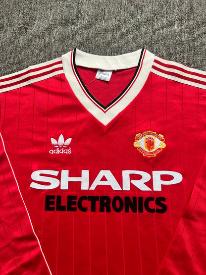 Manchester United 82/83 Home Long Sleeve Football Shirt