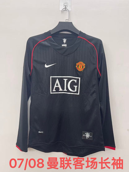 Manchester United 07/08 Away Long Sleeve Football Shirt
