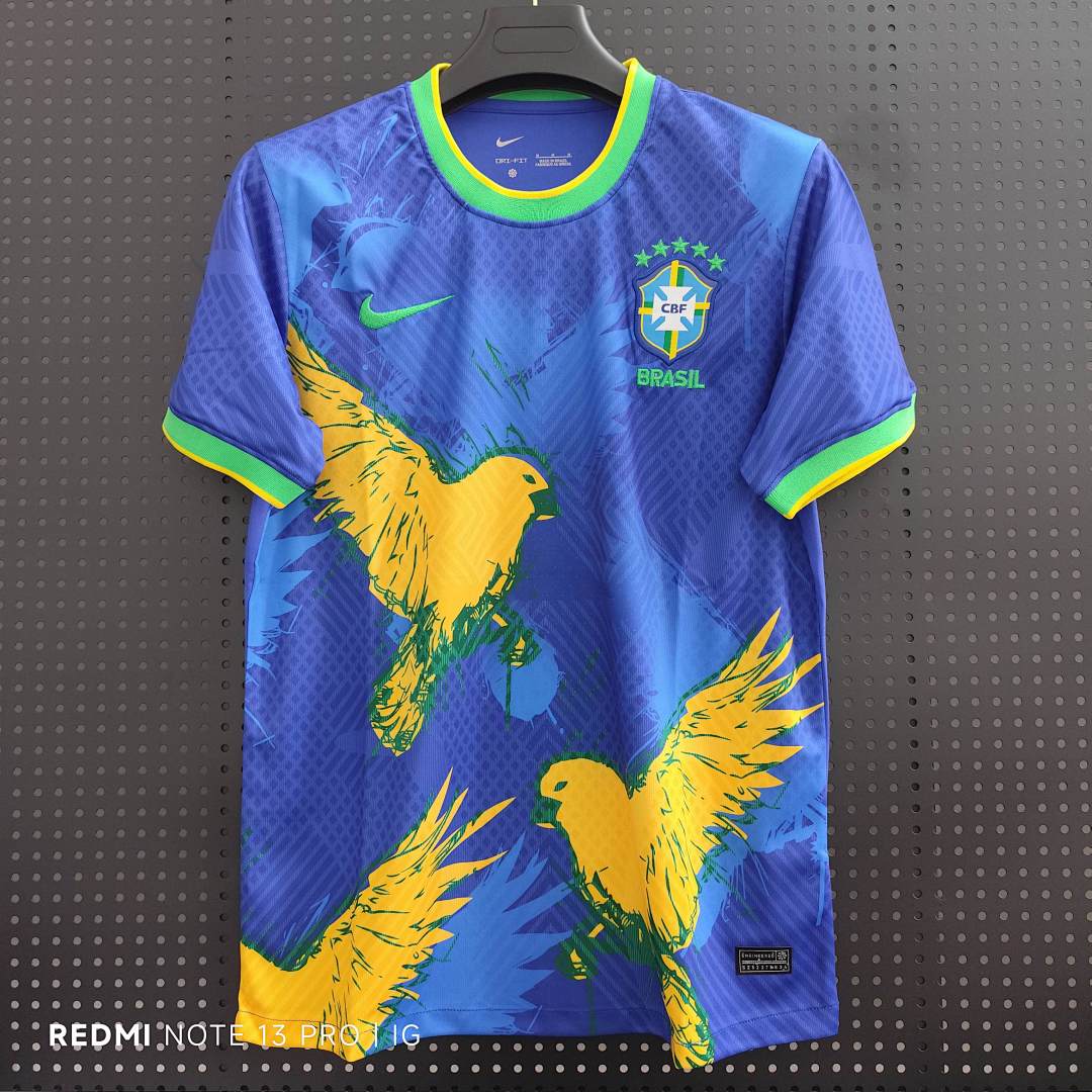 Brazil 25/26 Blue Football Shirt