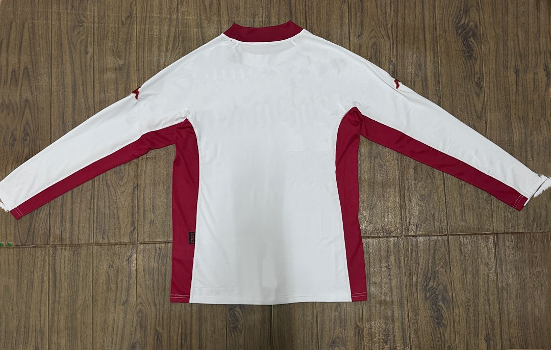 Roma 01/02 Home Long Sleeve Football Shirt
