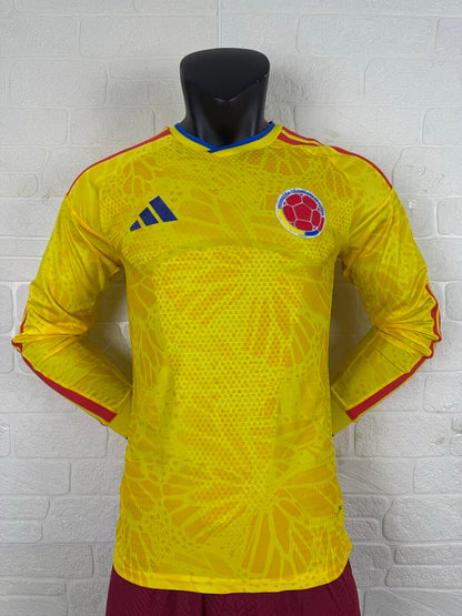 Colombia 26/27 Home Long Sleeve Player Version Football Shirt