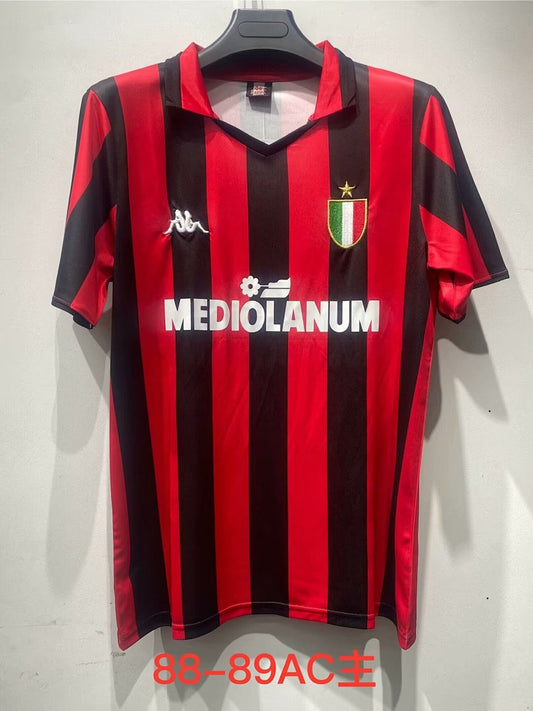 AC Milan 88/89 Home Football Shirt