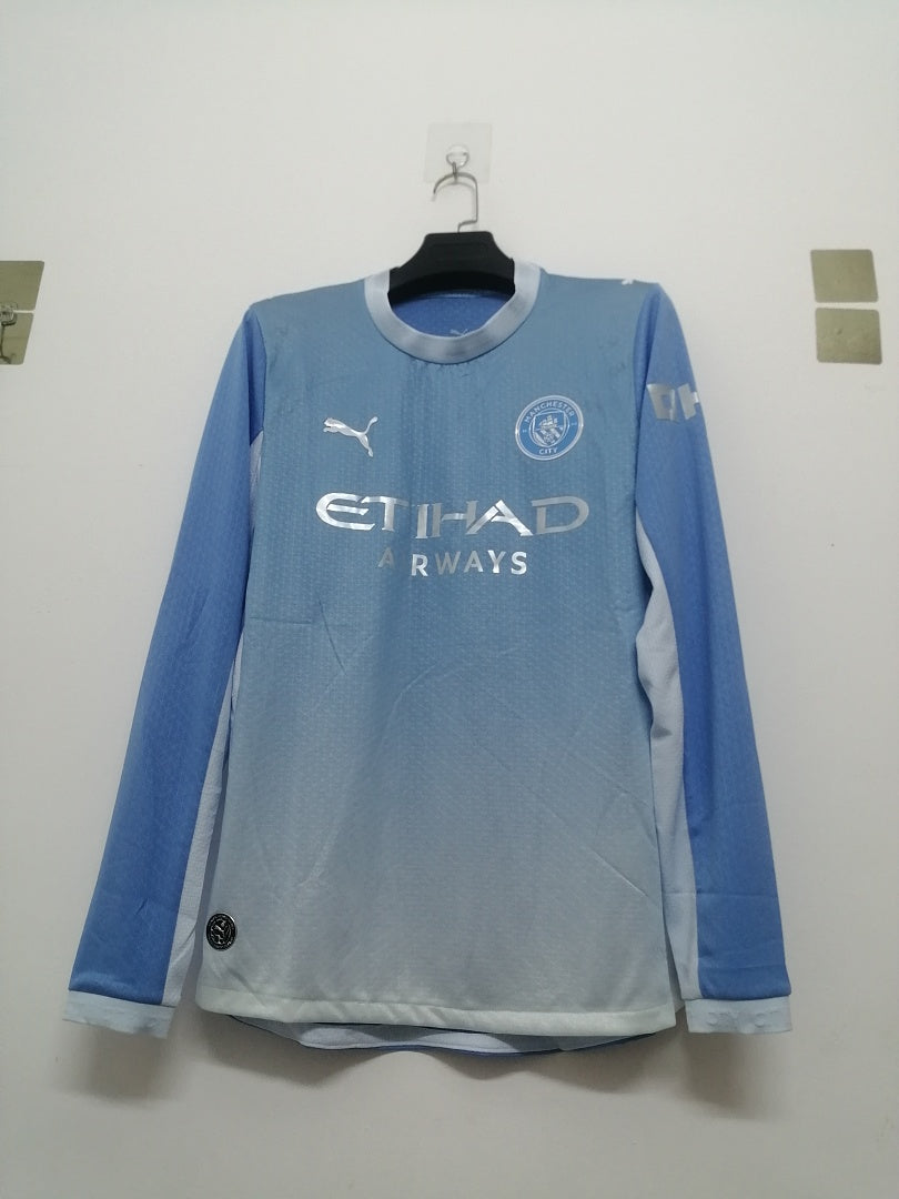 Manchester City 26/27 Home Long Sleeve Player Version Football Shirt