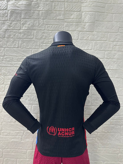 Barcelona 24/25 Away Long Sleeve Football Shirt