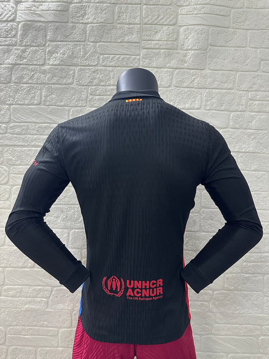 Barcelona 24/25 Away Long Sleeve Football Shirt