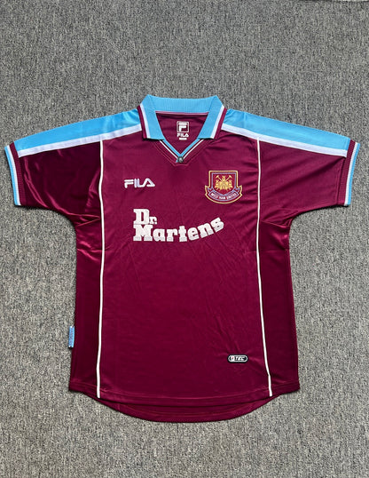 West Ham United 99/01 Home Football Shirt