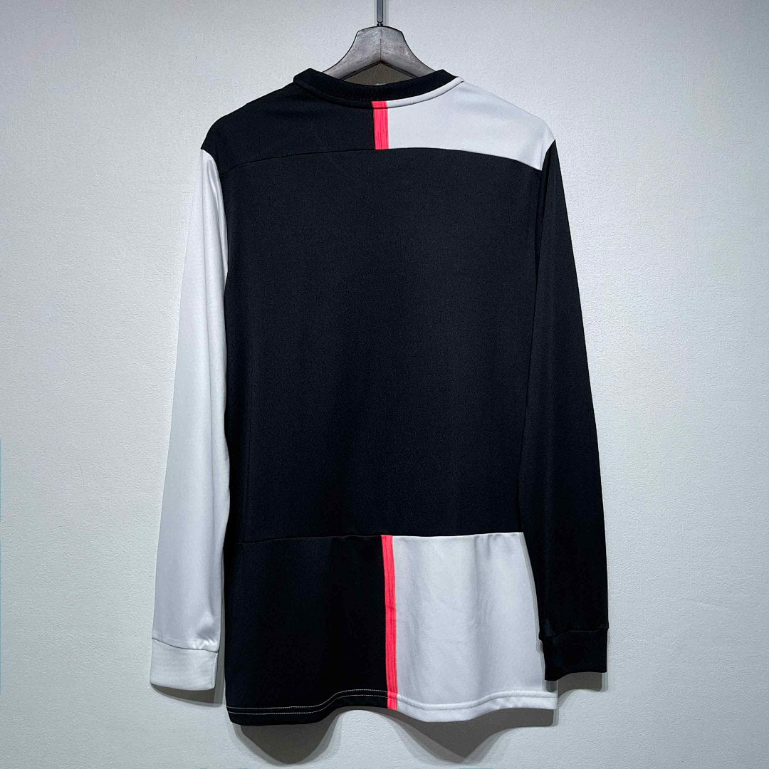 Juventus 19/20 Home Long Sleeve Football Shirt