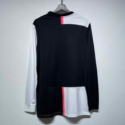 Juventus 19/20 Home Long Sleeve Football Shirt