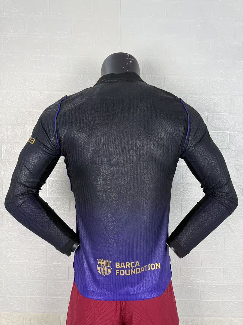 Barcelona 26/27 Away Long Sleeve Player Version Football Shirt