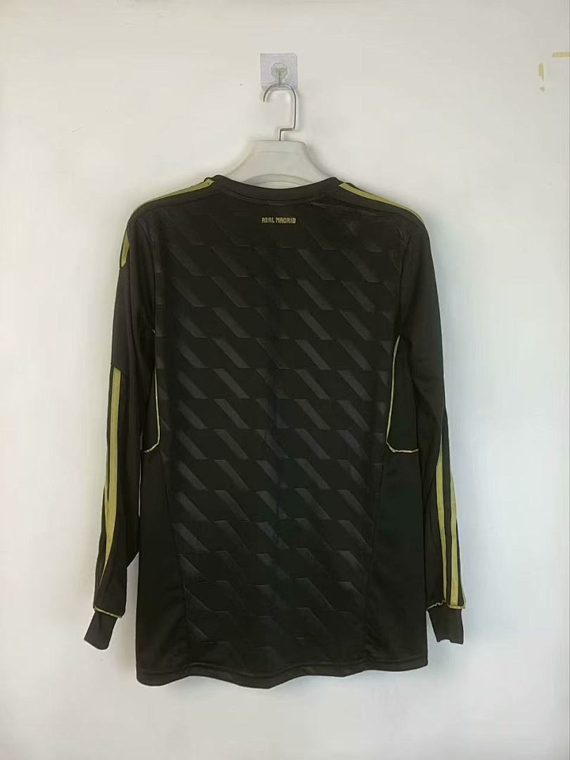 Real Madrid 11/12 Away Long Sleeve Football Shirt
