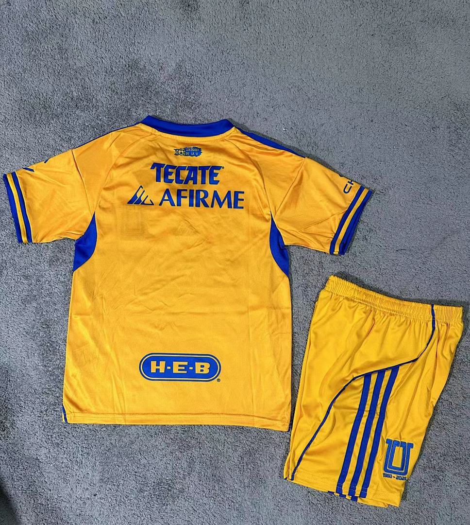 Kids Tigres 25/26 Home Football Shirt
