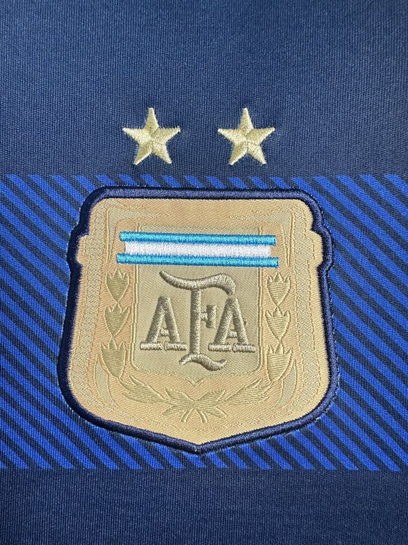 Argentina 2014 Away Long Sleeve Football Shirt