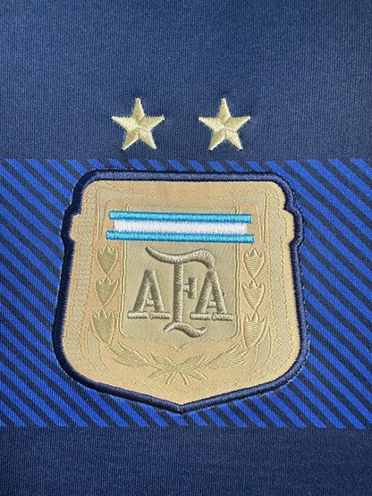 Argentina 2014 Away Long Sleeve Football Shirt