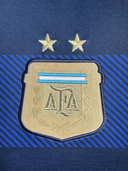 Argentina 2014 Away Long Sleeve Football Shirt