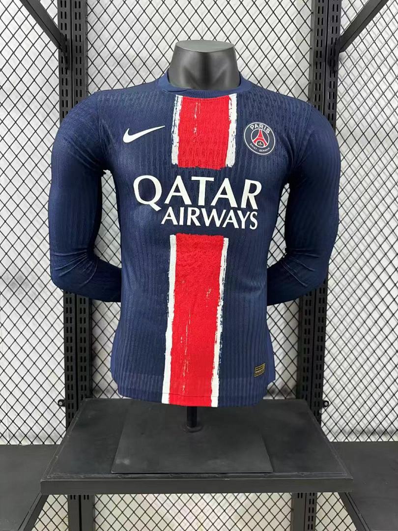 Paris Saint-Germain 24/25 Home Long Sleeve Football Shirt