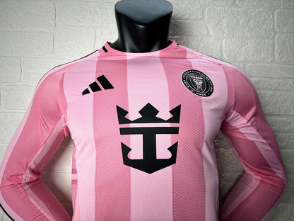 Inter Miami 25/26 Home Long Sleeve Football Shirt