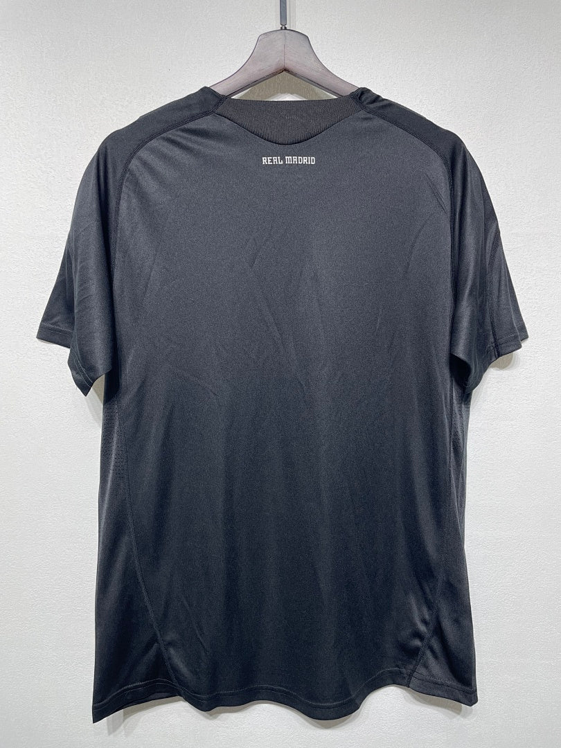Real Madrid 09/10 Away Black Football Shirt
