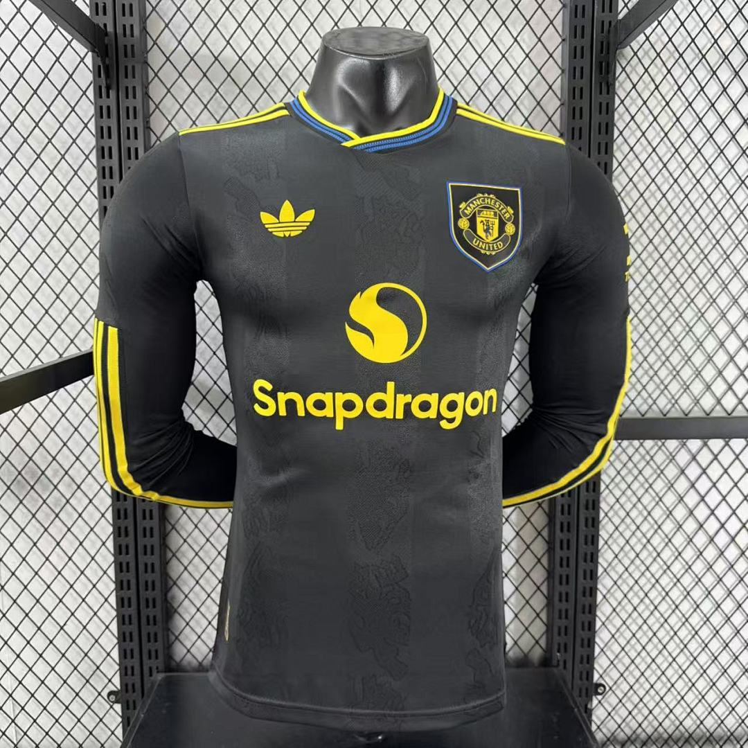 Manchester United 25/26 Third Long Sleeve Football Shirt