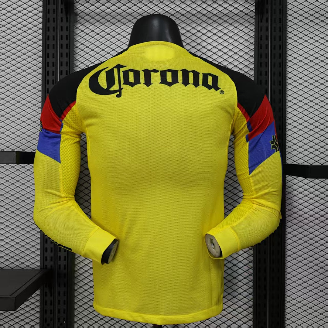Club América 25/26 Home Long Sleeve Football Shirt
