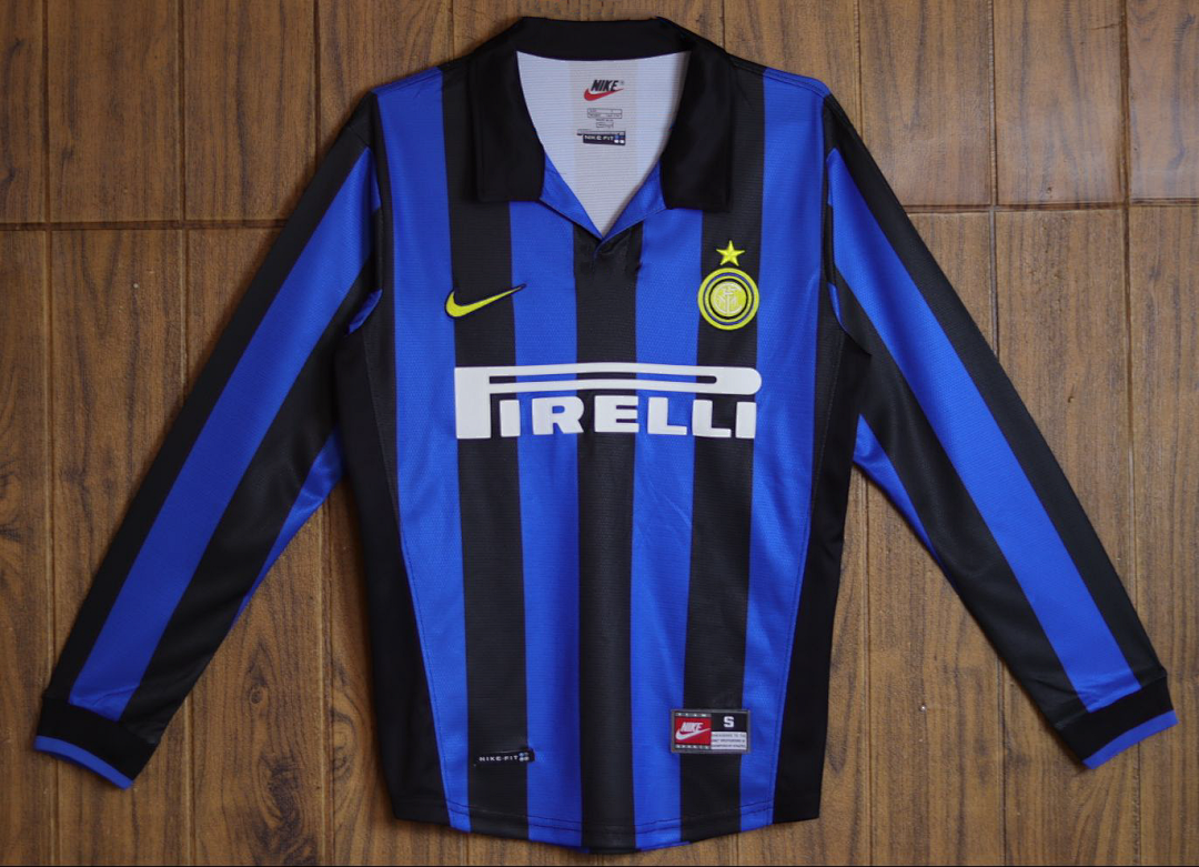 Inter Milan 98/99 Long Sleeve Football Shirt