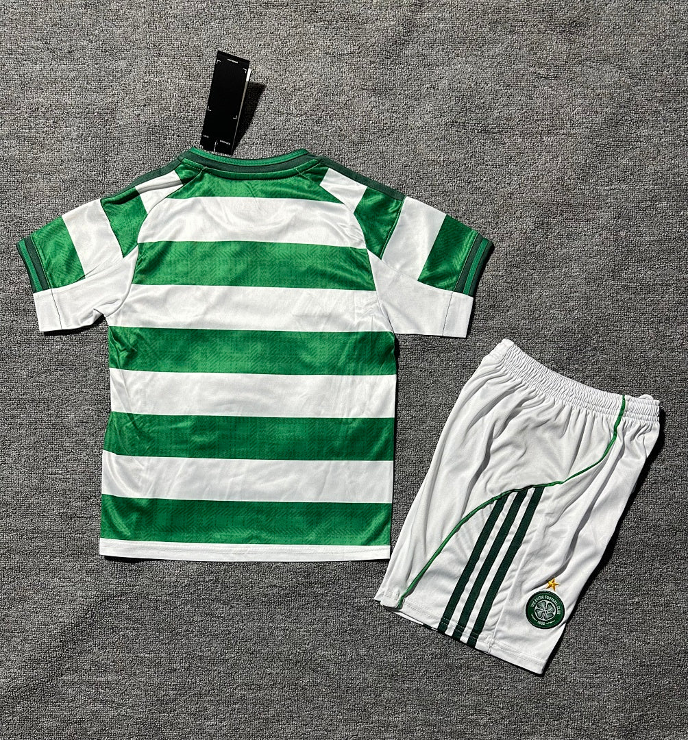 Kids Celtic 25/26 Home Football Shirt
