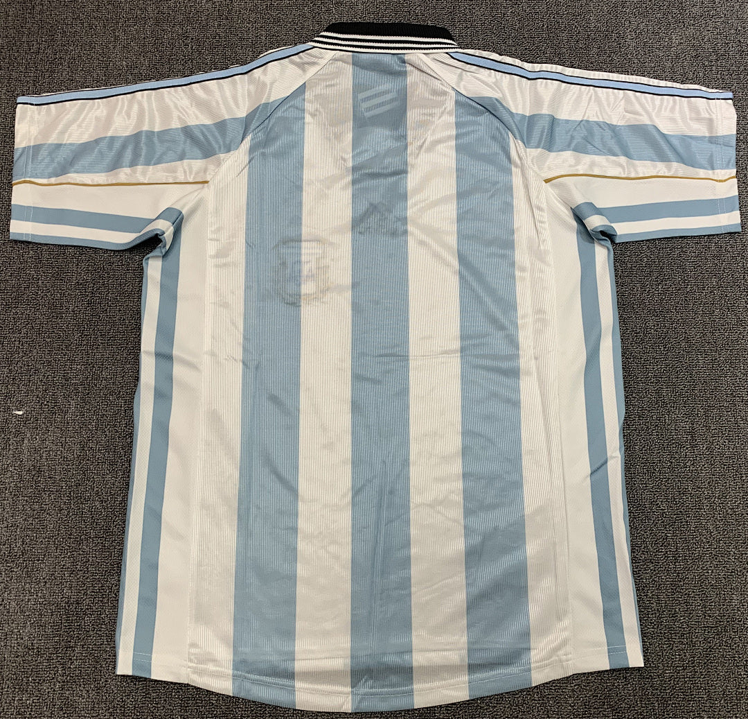 Argentina 1998 Home Football Shirt