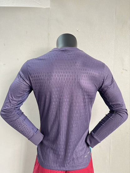 England 24/25 Away Long Sleeve Football Shirt