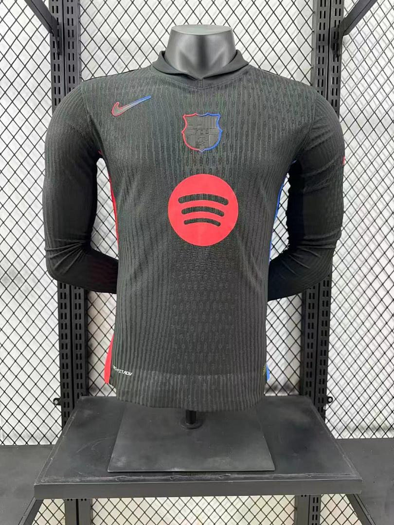 Barcelona 24/25 Away Long Sleeve Football Shirt