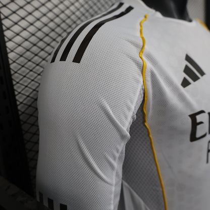 Real Madrid 25/26 Home Long Sleeve Football Shirt