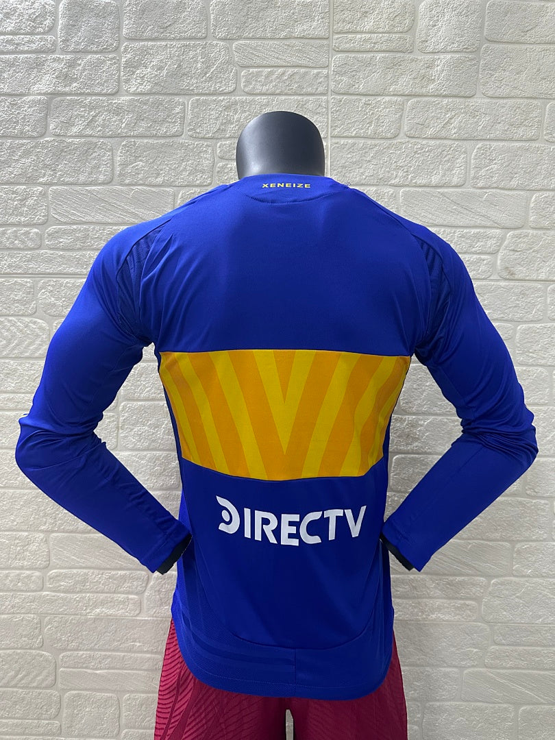 Boca Juniors 24/25 Home Long Sleeve Football Shirt