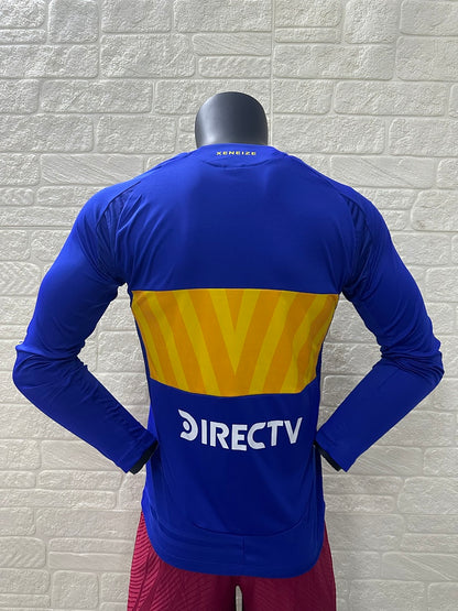 Boca Juniors 24/25 Home Long Sleeve Football Shirt