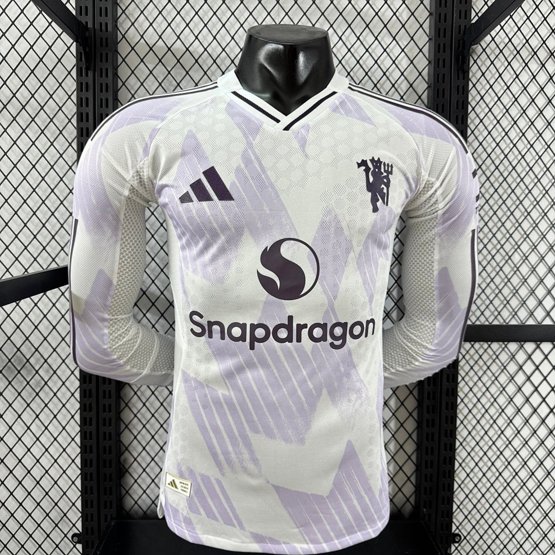 Manchester United 25/26 Away Long Sleeve Football Shirt