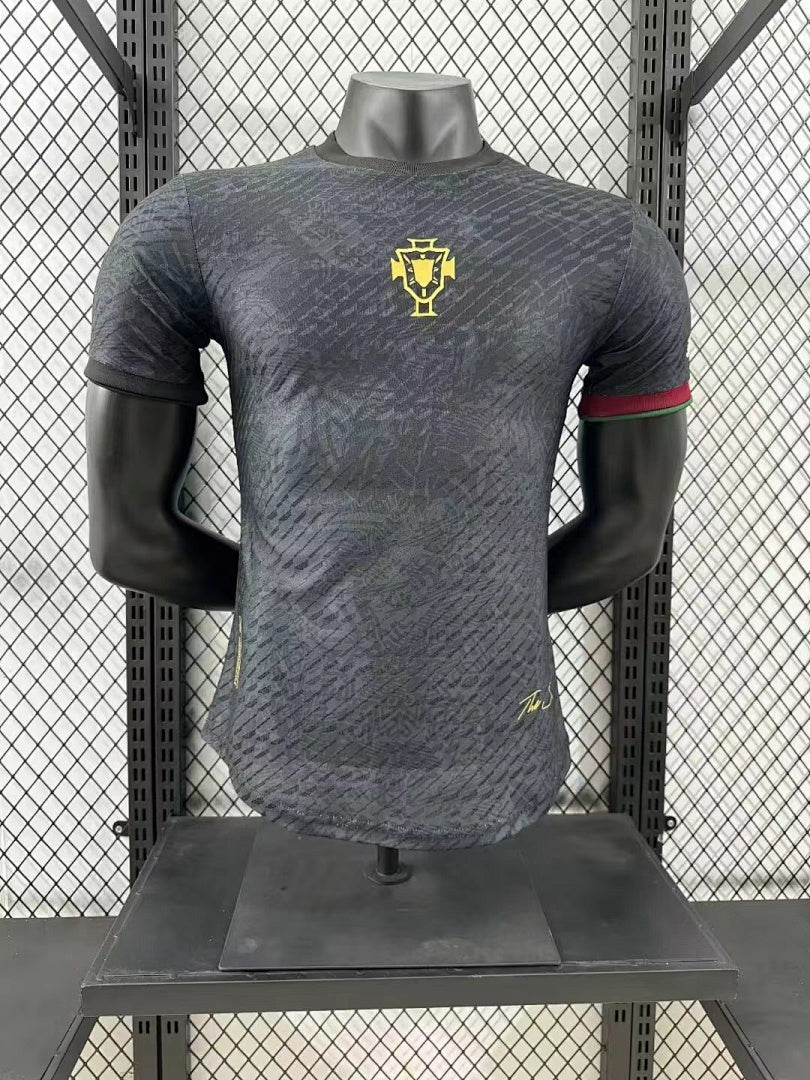 Portugal 23/24 Black/Grey Football Shirt